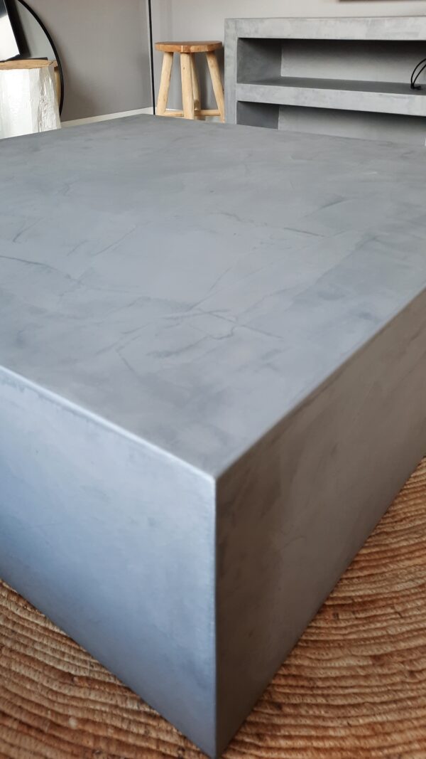 Maatwerk betonstuc tafel